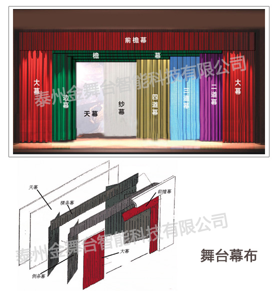 舞臺幕布效果